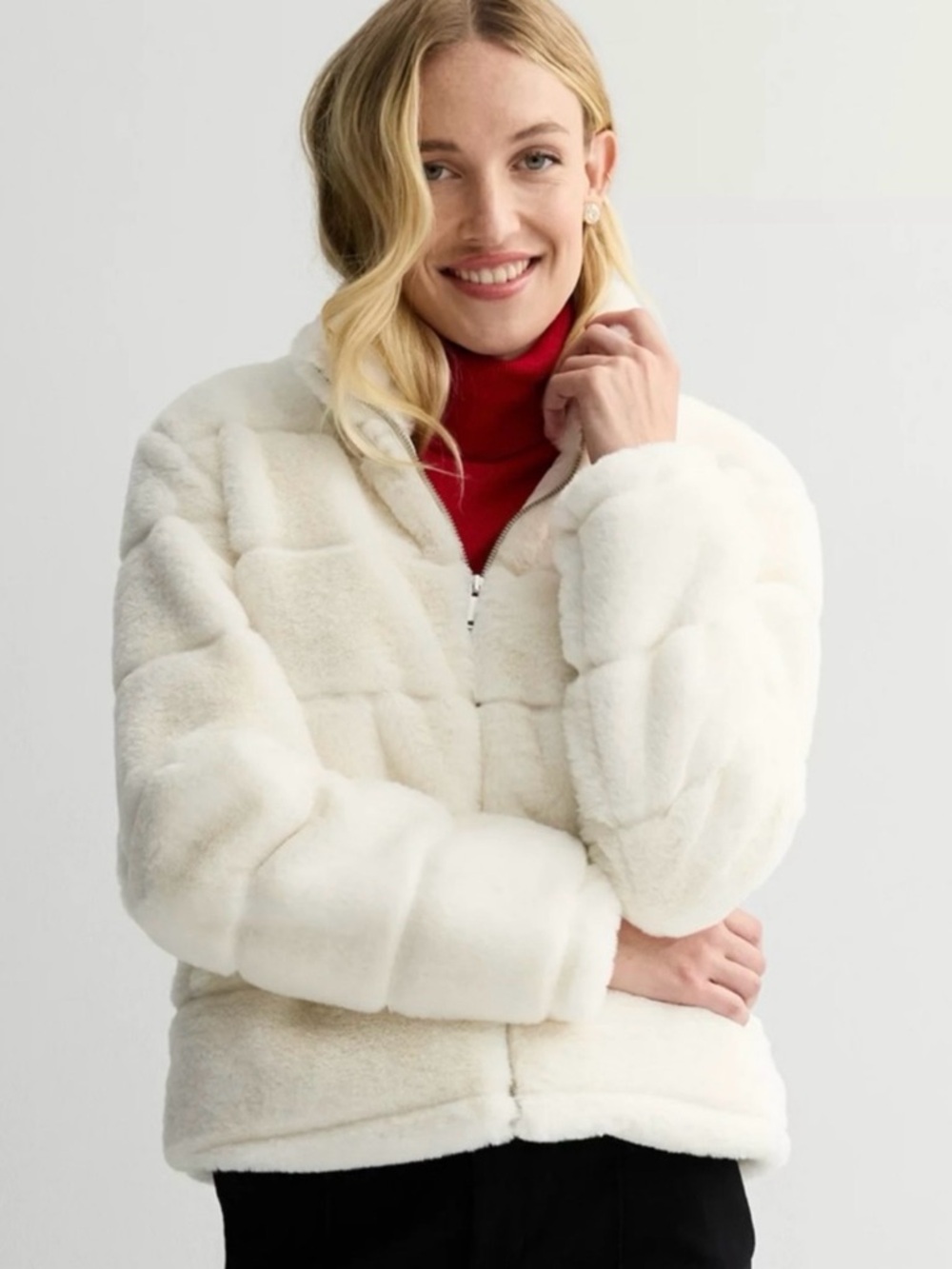 Nine West Faux Fur Jacket NWOT